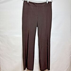 Apt 9 Maxwell Women's Stretch Brown Flat Front Work Dress Career Pants - 8